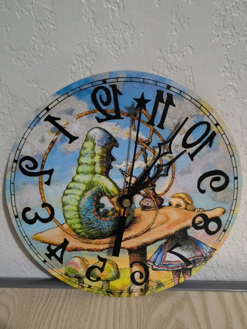Alice In Wonderland Inspired Wall Clock / Art / Decor / Unique
